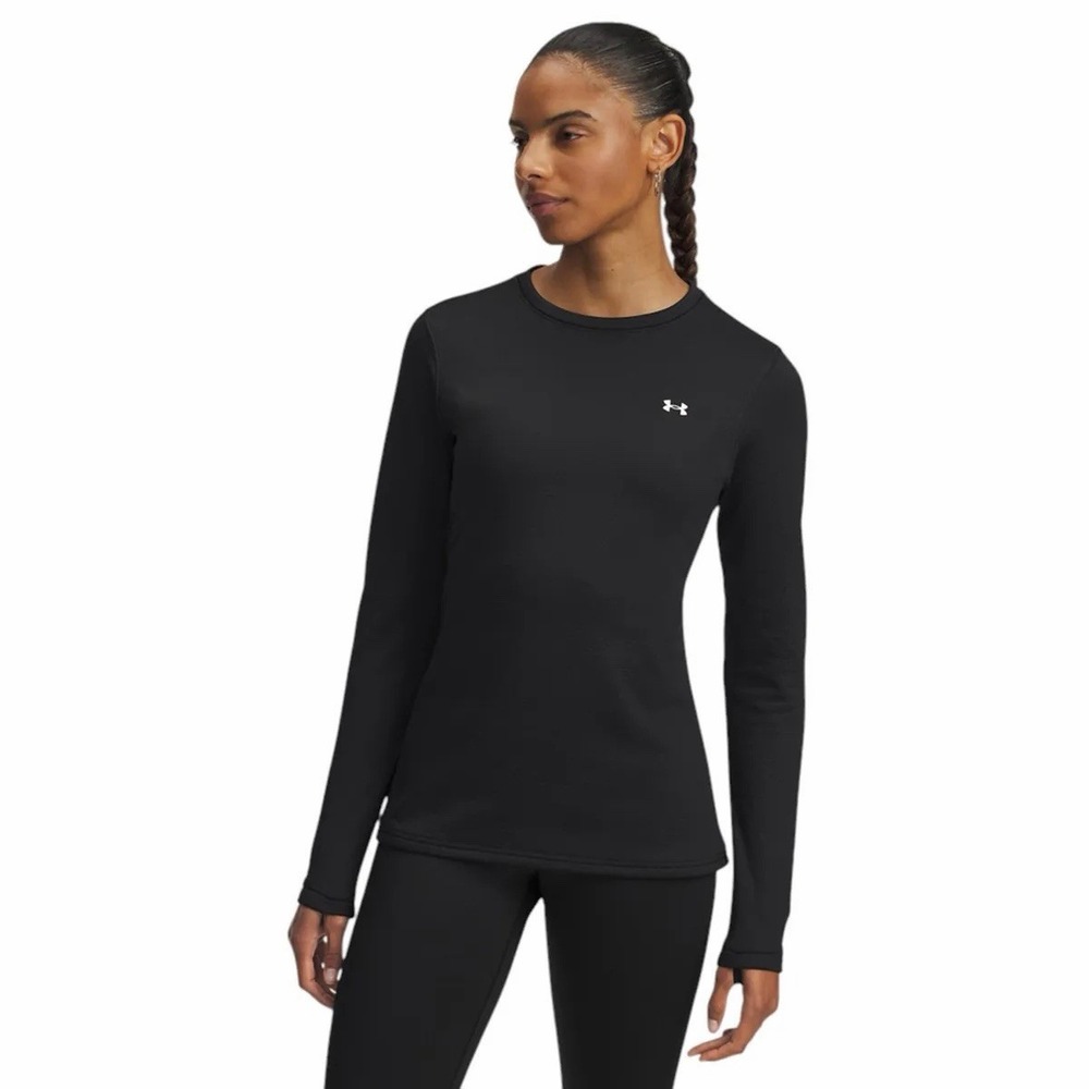 Under Armour Women's Base 4.0 Long Sleeve Baselayer Black Size XS NWT